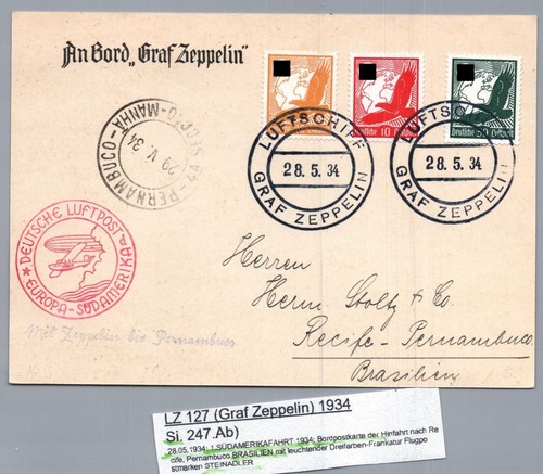Zeppelin beleg graf - zeppelin,