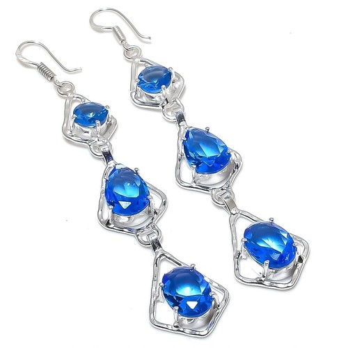 Handgefertigter blauer