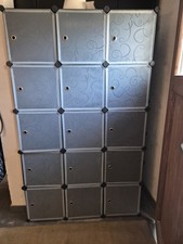 Schrank/ Kallax/ Modular  Steckmodul 40 Würfel, 2 Kleiderstangen