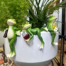 Deko Garten Frosch Figuren 3