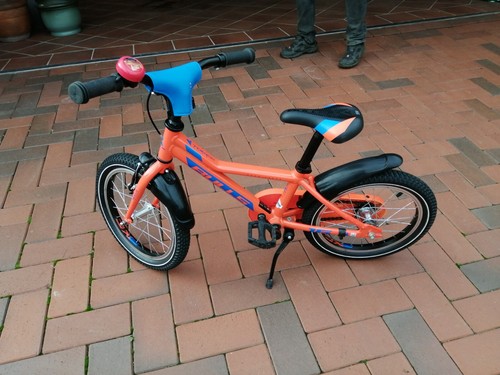 Orangenes kinderfahrrad bulls - orangenes,