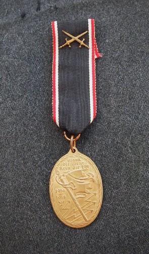 Kriegsdenkmünze 1914 1918 mit - 1914-1918,