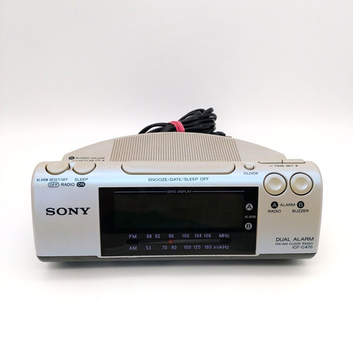Sony radiowecker dual alarm - radiowecker,