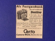 1936 Dollina Certo, Camera