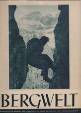 Zeitschrift : Bergwelt Zeitschrift für Wanderer und Bergsteiger : 1946 Anfang Mä