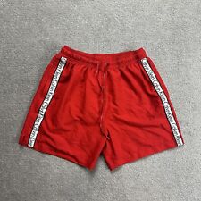 CALVIN KLEIN Herren Badehose Badeshorts Gr. M Beach Shorts Logo 1619 Rot