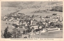 AK Schreckendorf-Seitenberg Glatz, Schlesien Blick v. Kreuzberg 1932 (2807A39)