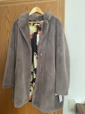 Kunstfellmantel Gr.44 Taupe