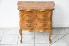 Q40S03- Barockstil Holz Kommode mit 2 Schubfächern 