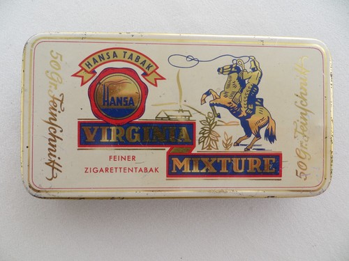 Alte blechdose tabak virginia - blechdose-tabak,