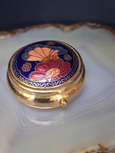 Vintage pillendose schmuckdose - vintage,