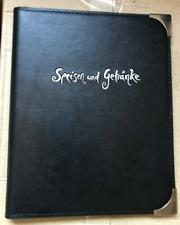 Speisekartenmappen A5 Farbe schwarz , Buchschrauben s3 Hüllen Lager SONDERPOSTEN