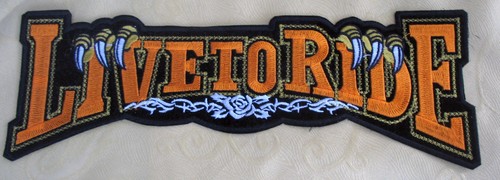 Aufnäher live ride patch - live,