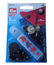 10 Anorak Druckknöpfe 15 mm