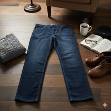 ? Neue John Baner Cordhose Herren Gr. 50 Grau Blau ? Ohne Etikett ?