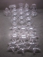 Kunststoff-Formen 24 Stück z.B. für Adventskalender-Basteln