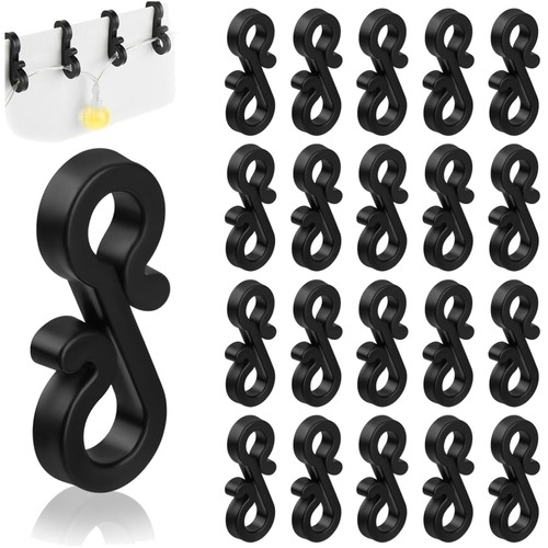 60x dachrinnenhaken schwarz - 60x,