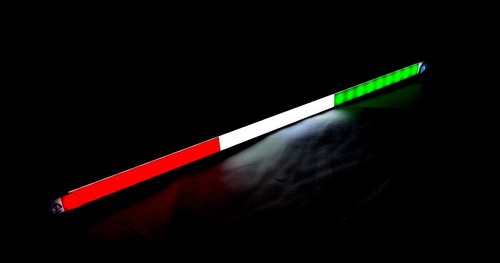 Italienische flagge lkw led - flagge,