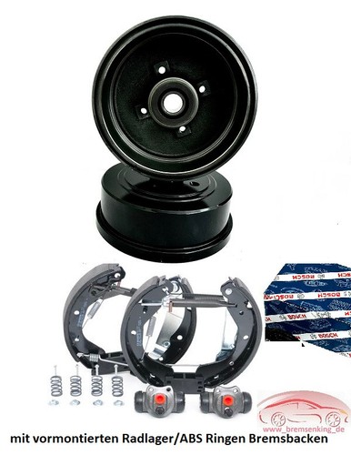 Corsa bremstrommel schwarz - corsa,