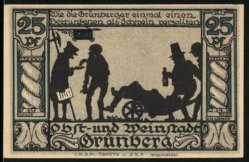 Notgeld grünberg schl - notgeld, i.