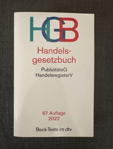 Hgb handelsgesetzbuch - hgb,