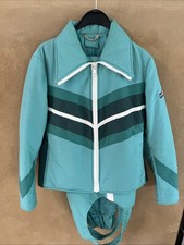 Skianzug Damen Zweiteiler Retro Original Olympische Winterspiele 1976 Top