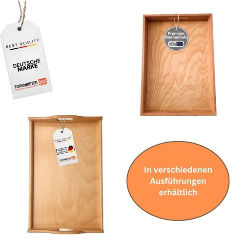 Massives holz tablett - massives,