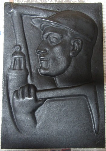 Bergbau portrait relief - bergbau,