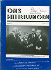 ONS Mitteilungen Nr. 12 Dezember 1971