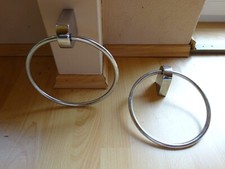 Handtuchhalter Badezimmer Handtuch, Handtuchring 2 Stück