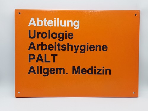 Ddr emailleschild veb - emailleschild,