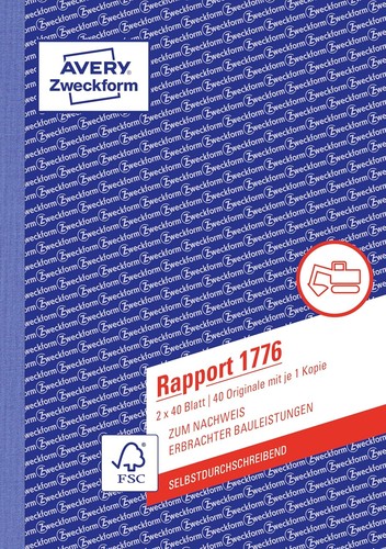 Avery zweckform formularbuch - avery,