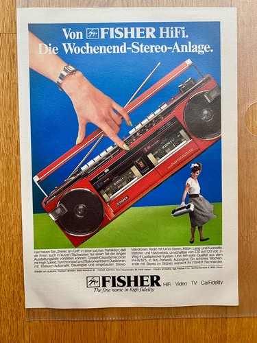 Fisher hifi cassettenrecorder - fisher,