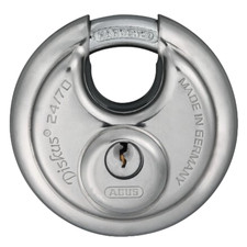 ABUS Diskus 24/70 Rahmenschloss Gleichschließend Rostfrei -bis 100 Schlüssel-