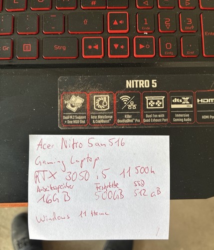 Acer nitro an516 gaming - an516,