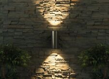 Außenleuchte Wandleuchte HEITRONIC  Grenada  Edelstahl Chormfarben IP44