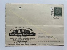 Postkarte Reklame 1942 Freiwaldau Ost Sudetenland Olmütz Fabrik Handel Tee