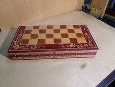 Schachspiel Holz klappbar |