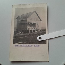 Foto AK 1. Weltkrieg Breloh Lager Munster 1918 A.K.K.R Westfälisches Haus Soltau