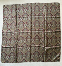 Seidenschal Paisley braun