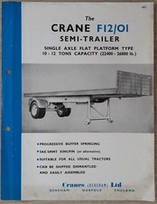 Kran F12/01 Auflieger