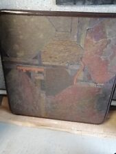 Couchtisch, Indisch Buntschiefer, 70x70 cm,gebraucht