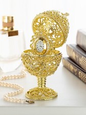 Keren Kopal Gold Ei mit Uhr