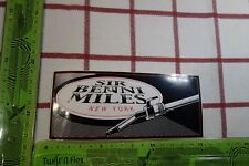 Alter Aufkleber Film Video Musik Veranstaltung SIR BENNI MILES New York