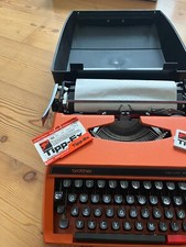 Brother deluxe 650 TR Orange Schreibmaschine