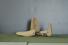 Vintage Holz Schuhspanner gelocht Elyko 51 size Medium NOS OVP