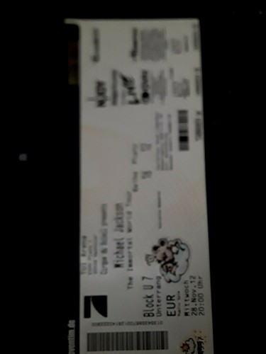 Michael jackson sammler ticket - jackson,