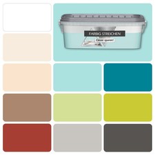 Wandfarbe weiß farbig innen