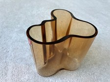 iittala Aalto Vase Glas braun