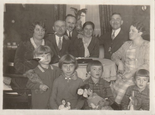 Vintage foto gesellschaft auf - vintage,
